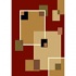 Kas Oriental Rugs. Inc. Moda 3 X 4 Moda Burgundy Boxes Area Rugs