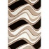 Kas Oriental Rugs. Inc. Eternity 4 X 5 Eternity Black/beige Wave