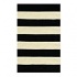 Nejad Rugs Boardwalk Stripes 3 X 6 Black/ivory Are