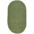 Capel Rugs Basketweave 7x9 Oval Garden Green Area Rugs