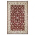 Nejad Rugs Silk  and  Wool 3 X 8 Tabriz Burgundy/ivory