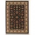 Couristan Taj Mahal 5 X 7 Floral Bidjar Black Area