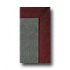 Hellenic Rug Imports, Inc. Athena Charcoal 8 X 11 Red Faux Leath