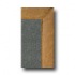 Hellenic Rug Imports, Inc. Athena Charcoal 8 X 11 Rust Faux Leat