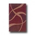 Hellenic Rug Imports, Inc. Torino 4 X 6 Waves Burgundy Area Rugs