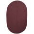 Trans-ocean Import Co. Cottage 4 X 6 Solid Burgundy Area Rugs