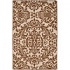 Harounian Rugs International Damask 8 X 10 Ivory/brown Area Rugs